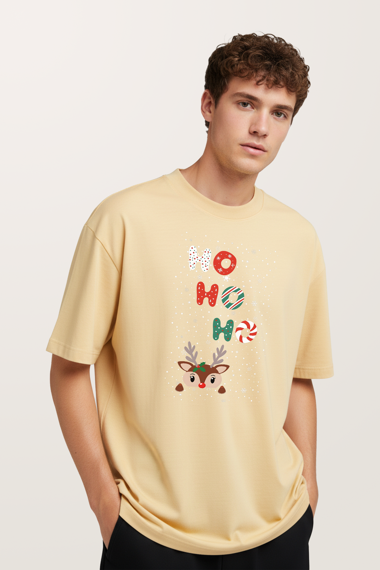 DG100#女款彩棉圆领短袖T恤